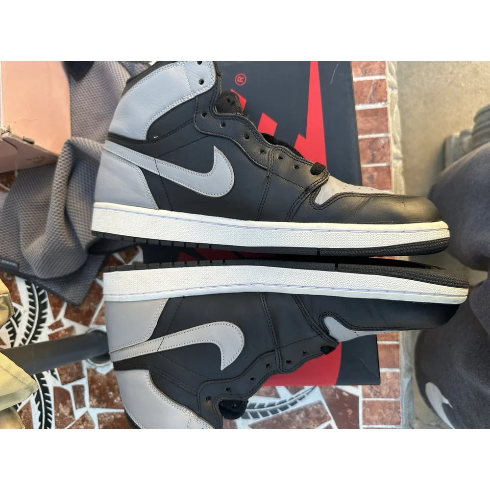 US seller-CA- Nike Air Jordan retro 1 size 12 555088-014 Og shadow 2013 - Picture 3 of 9